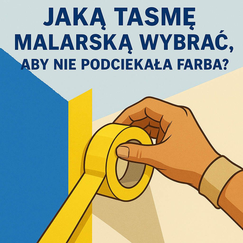 Jaką taśmę malarską wybrać, aby nie podciekała farba? copilot 20251222 154610