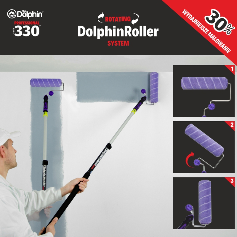 bluedolphin330 uchwyt rotating dolphinroller system z przegubem rotacyjnym 360º 10cm bluedolphin330 uchwyt rotating dolphinroller system z przegubem rotacyjnym 360º 10cm