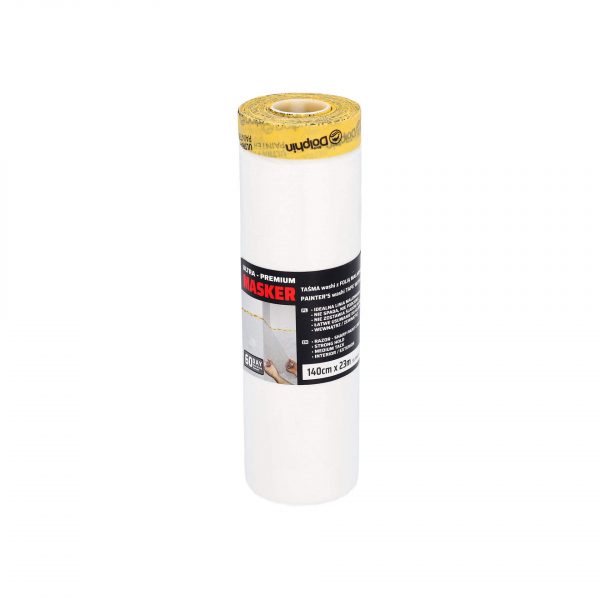 bluedolphin masker – taśma washi z folią malarską 280cm x 15m bluedolphin masker – taśma washi z folią malarską 280cm x 15m