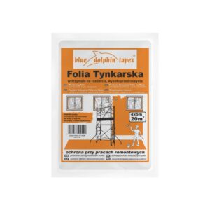 bluedolphin folia tynkarska pomarańczowa 4x5 20 m2
