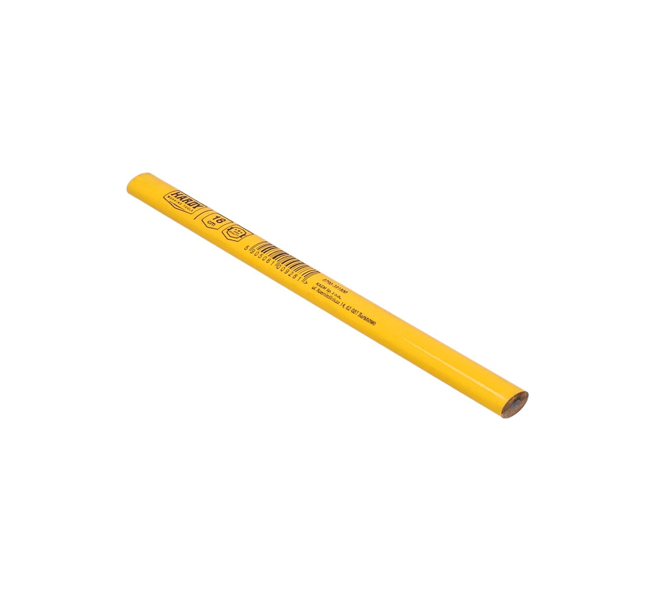 hardy ołówek 18 cm, żółty hardy ołówek 18 cm, żółty