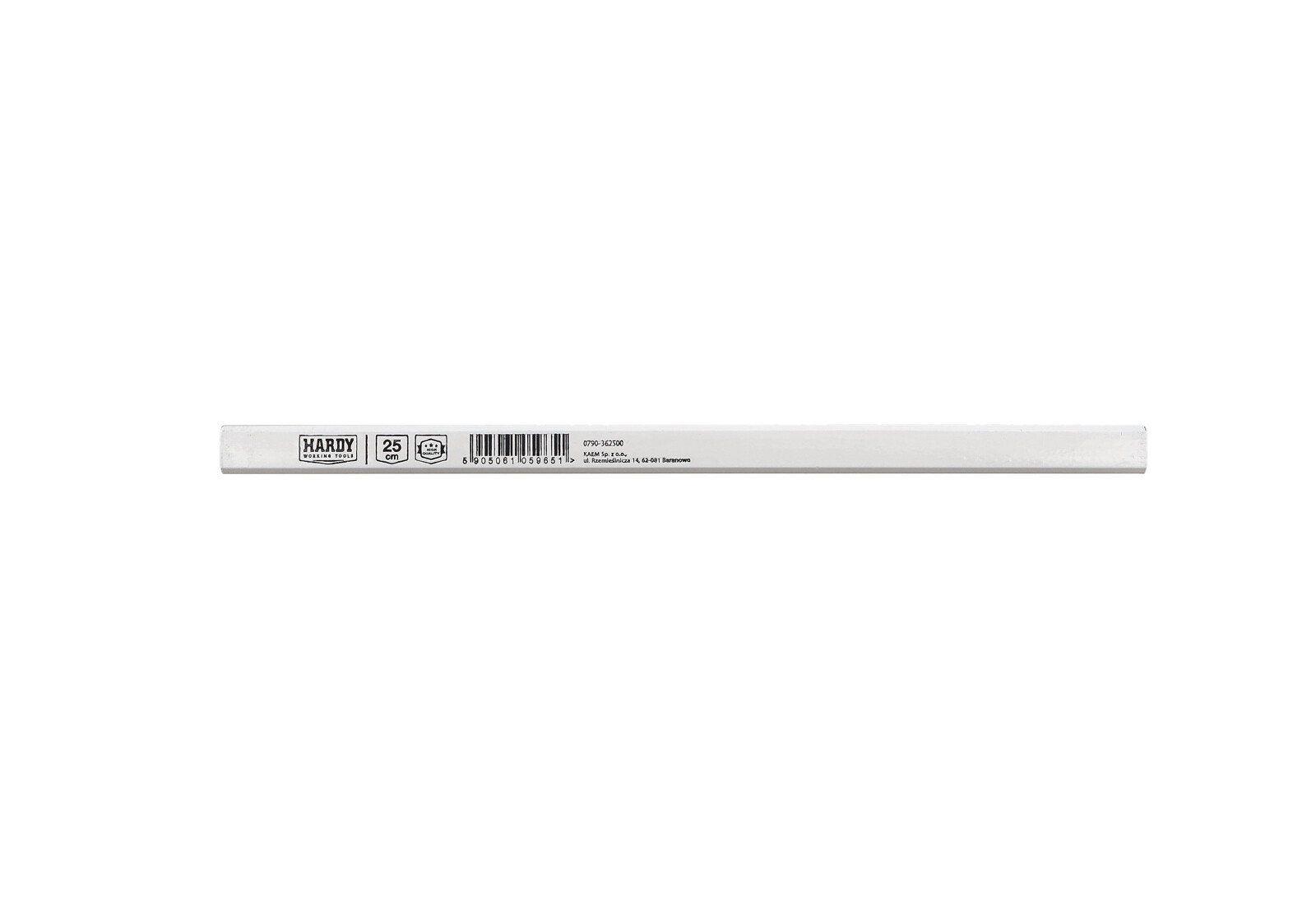 hardy ołówek 25 cm, biały hardy ołówek 25 cm, biały